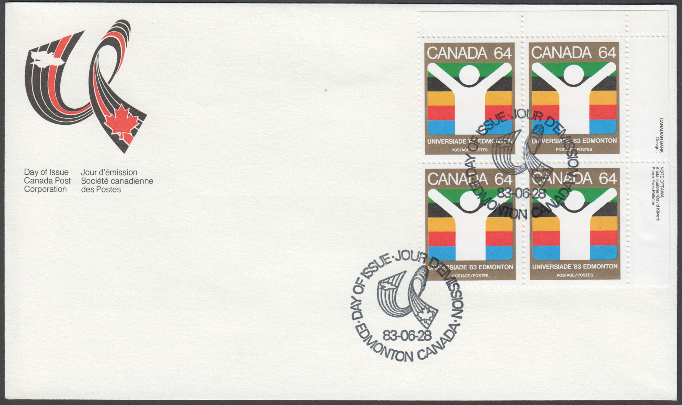 Canada Scott 982 FDC PB UR - Click Image to Close